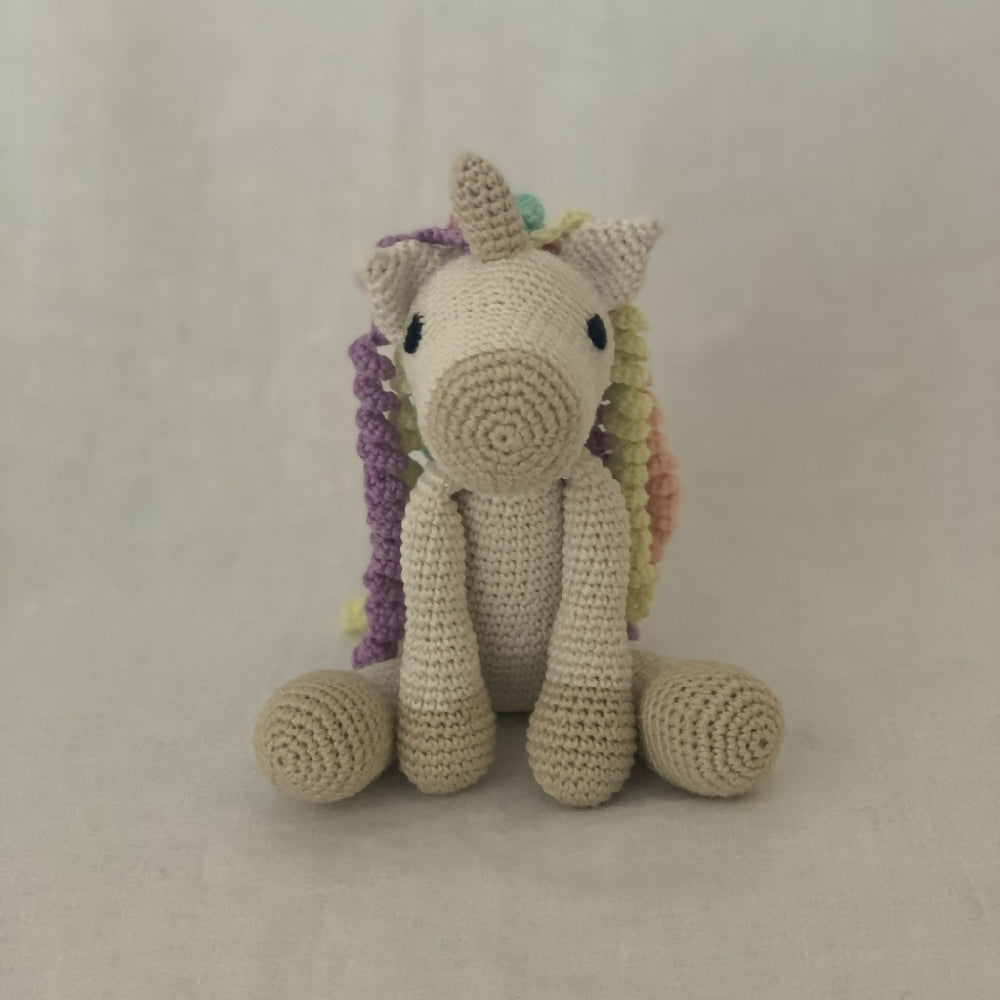 Rainbow Unicorn |Crochet Soft Toy | Magical Fantasy