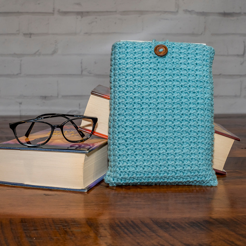 Book Lovers Combo - Frame Buddy and Crocheted Book Sleeve