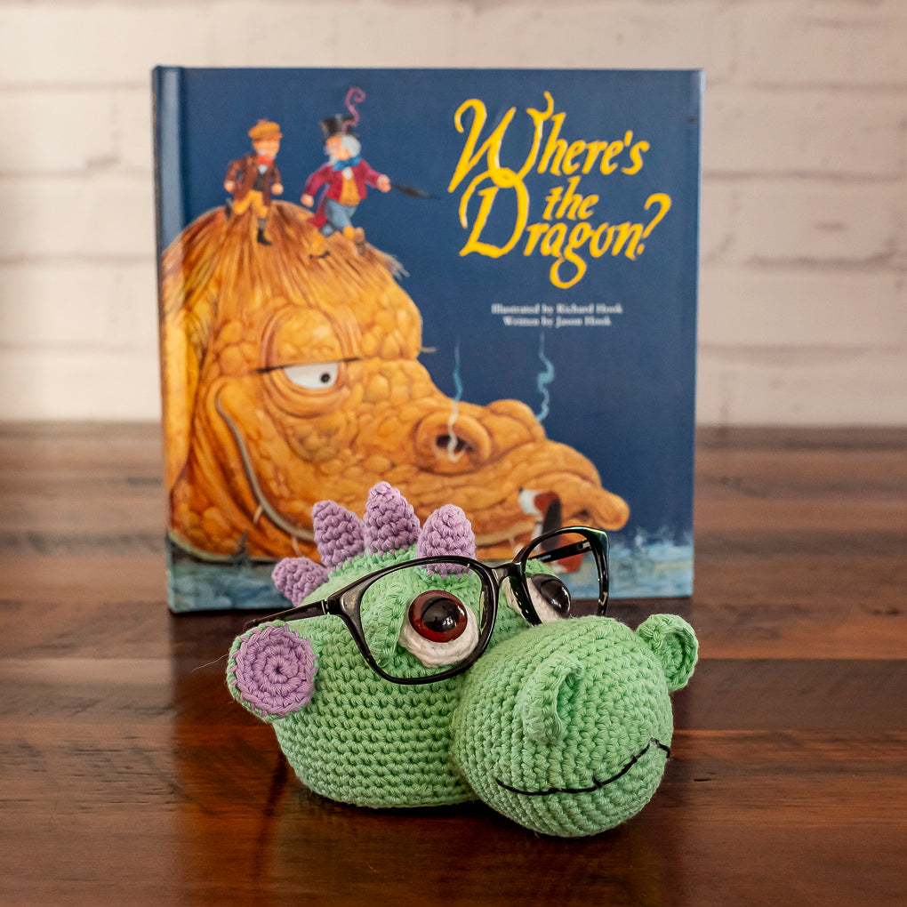 Book Lovers Combo - Frame Buddy and Crocheted Book Sleeve