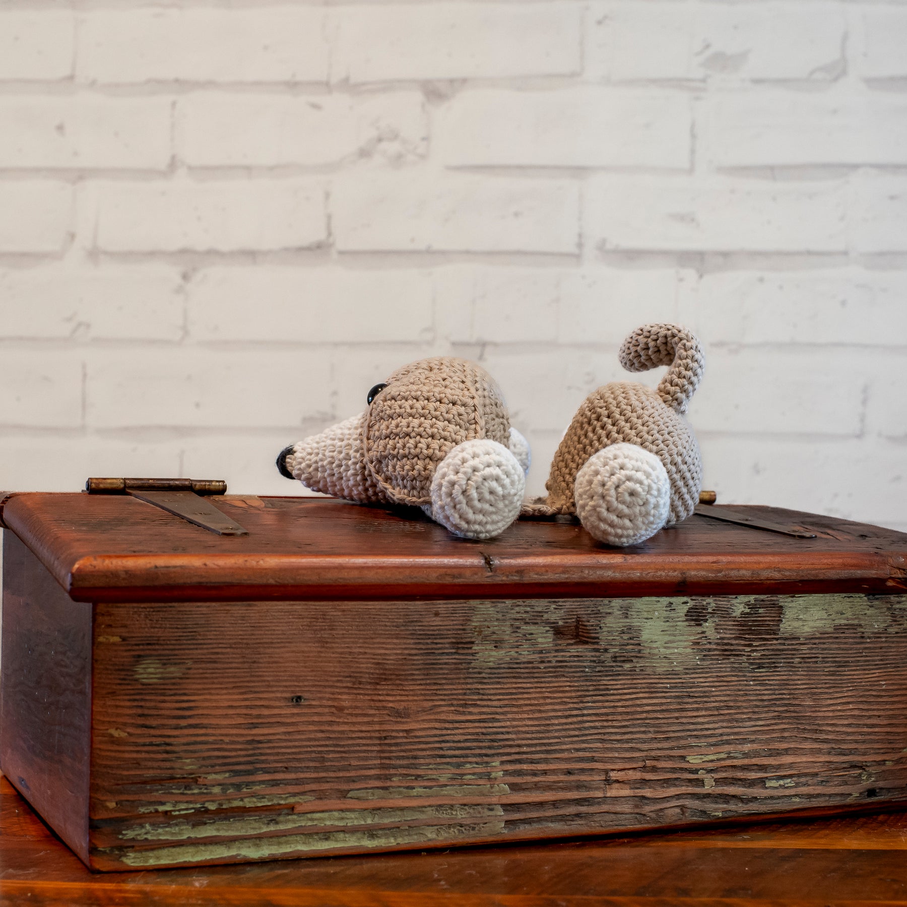 Novelty Door Stops - Crocheted Door Stops designed to slip under door