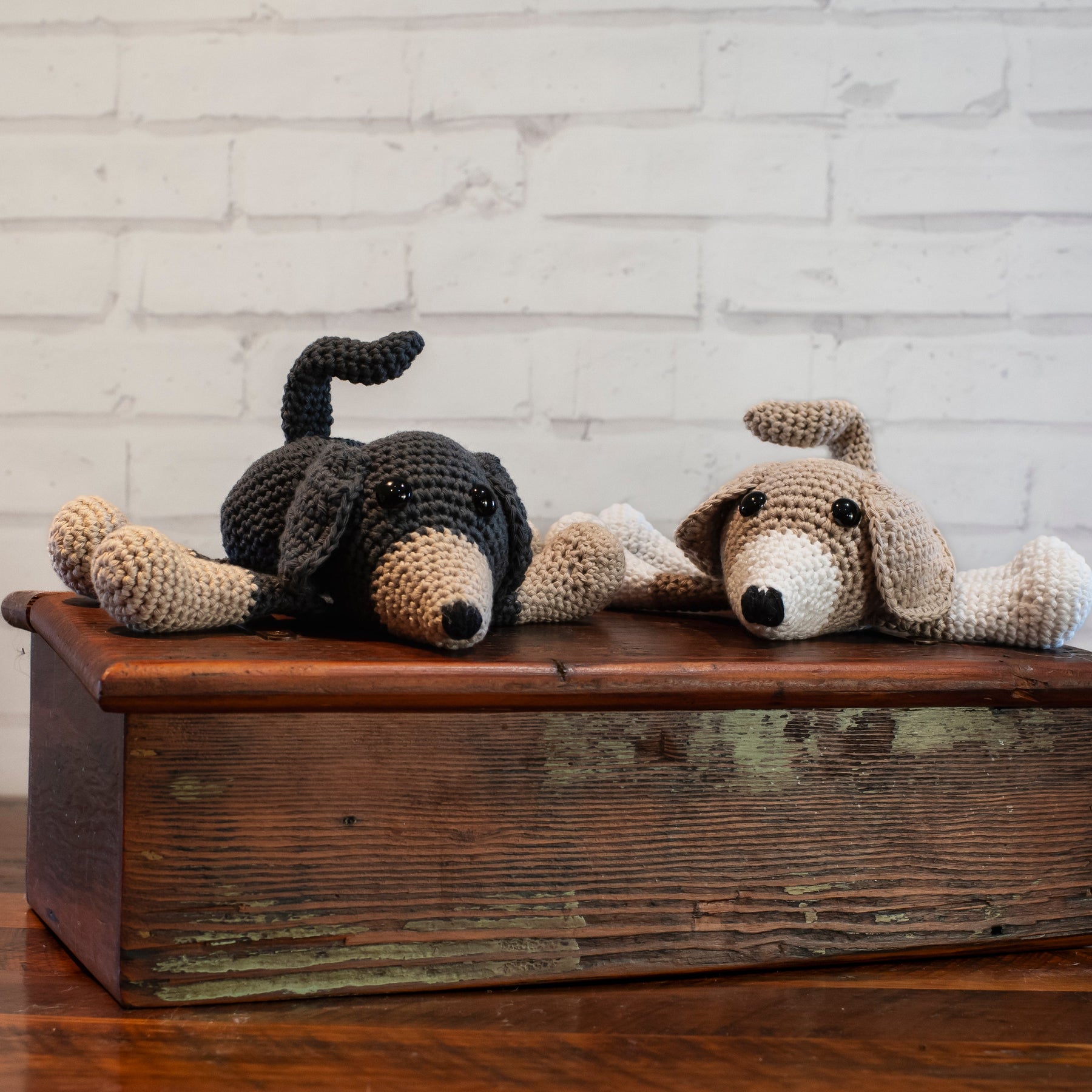 Novelty Door Stops - Crocheted Door Stops designed to slip under door