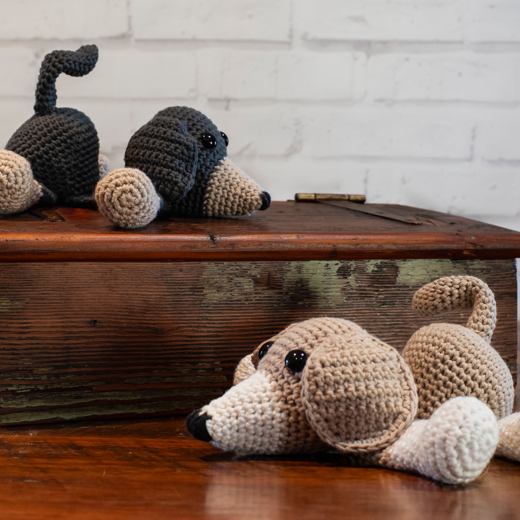 Novelty Door Stops - Crocheted Door Stops designed to slip under door