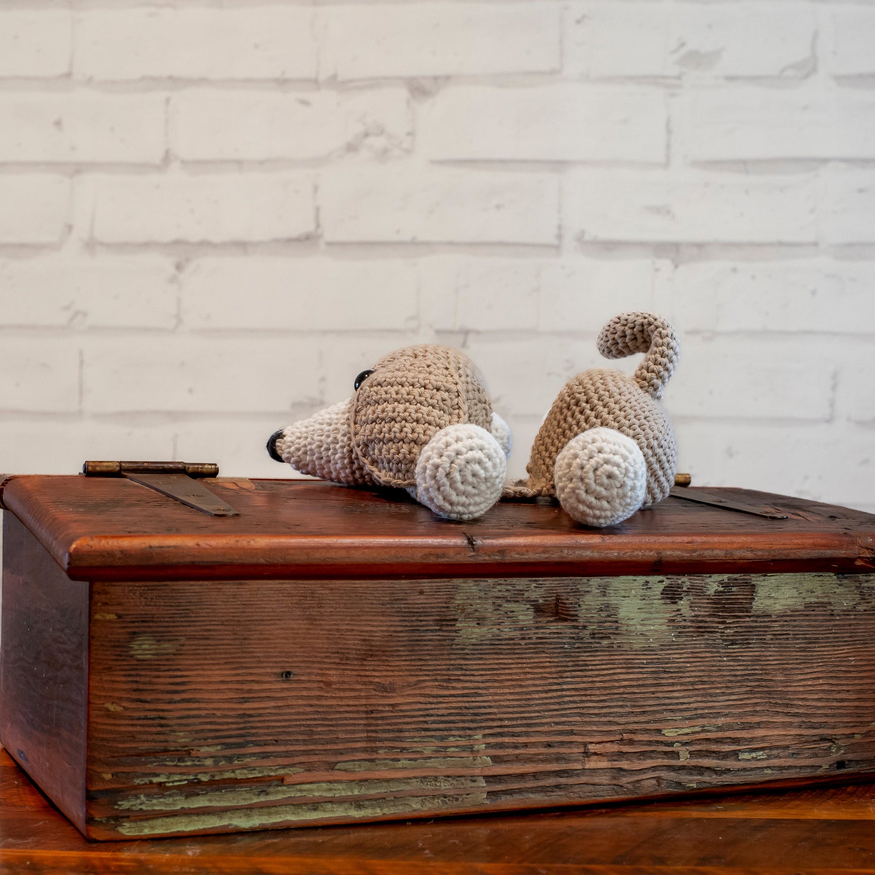 Novelty Door Stops - Crocheted Door Stops designed to slip under door