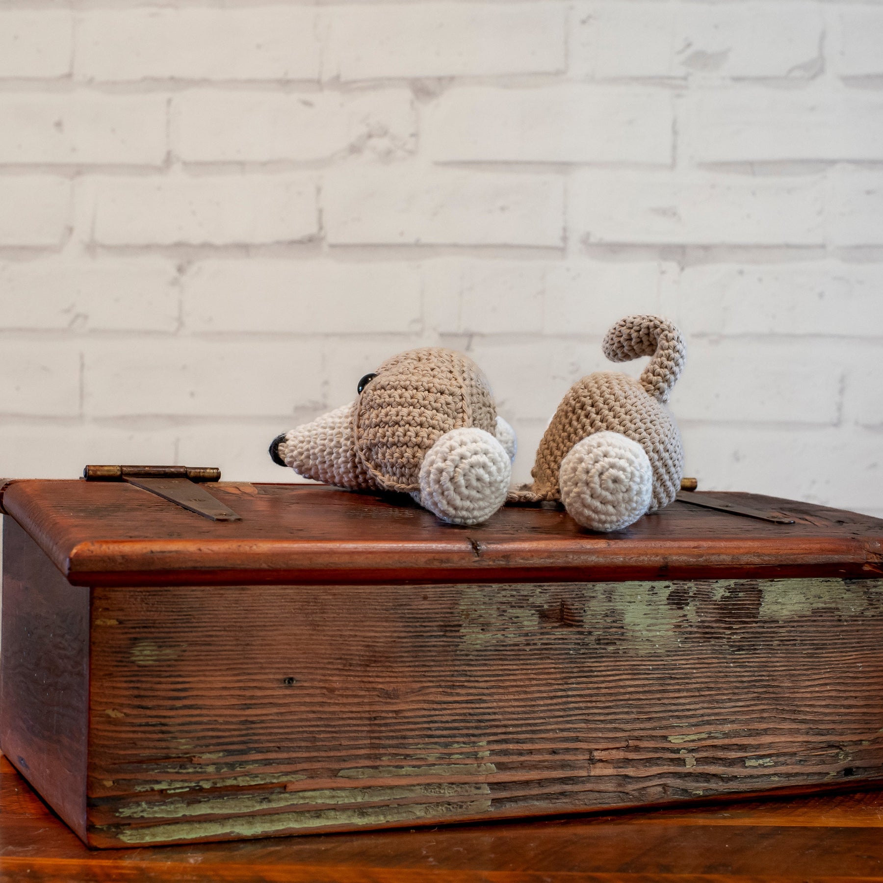 Novelty Door Stops - Crocheted Door Stops designed to slip under door