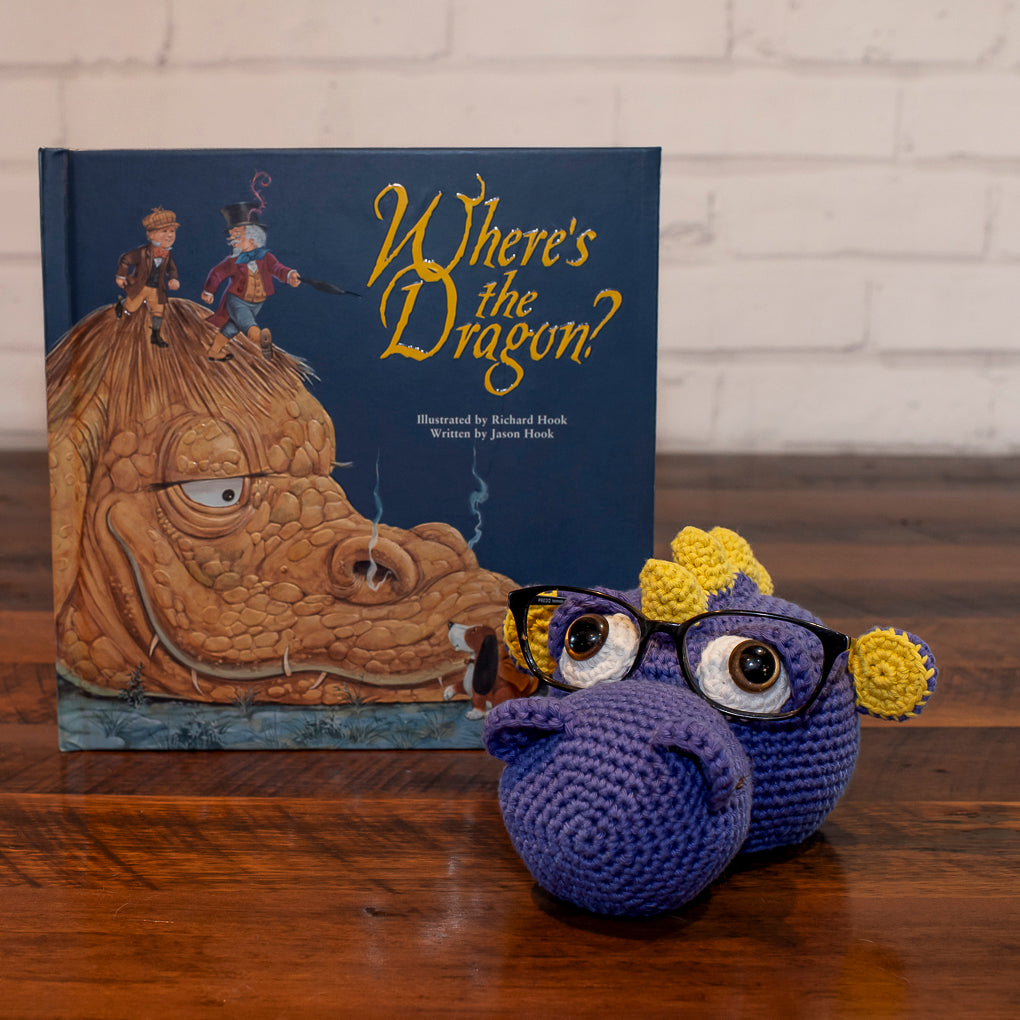 Book Lovers Combo - Frame Buddy and Crocheted Book Sleeve