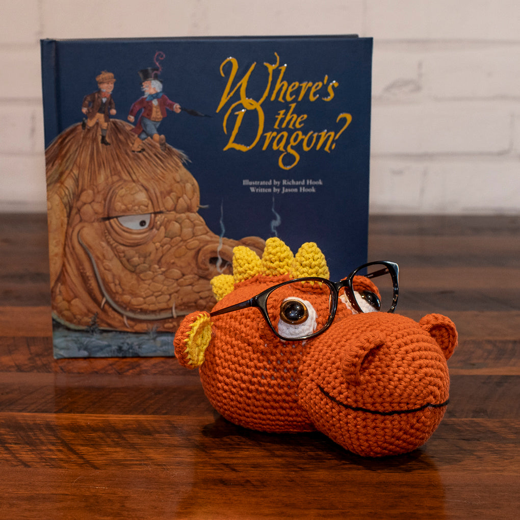 Book Lovers Combo - Frame Buddy and Crocheted Book Sleeve