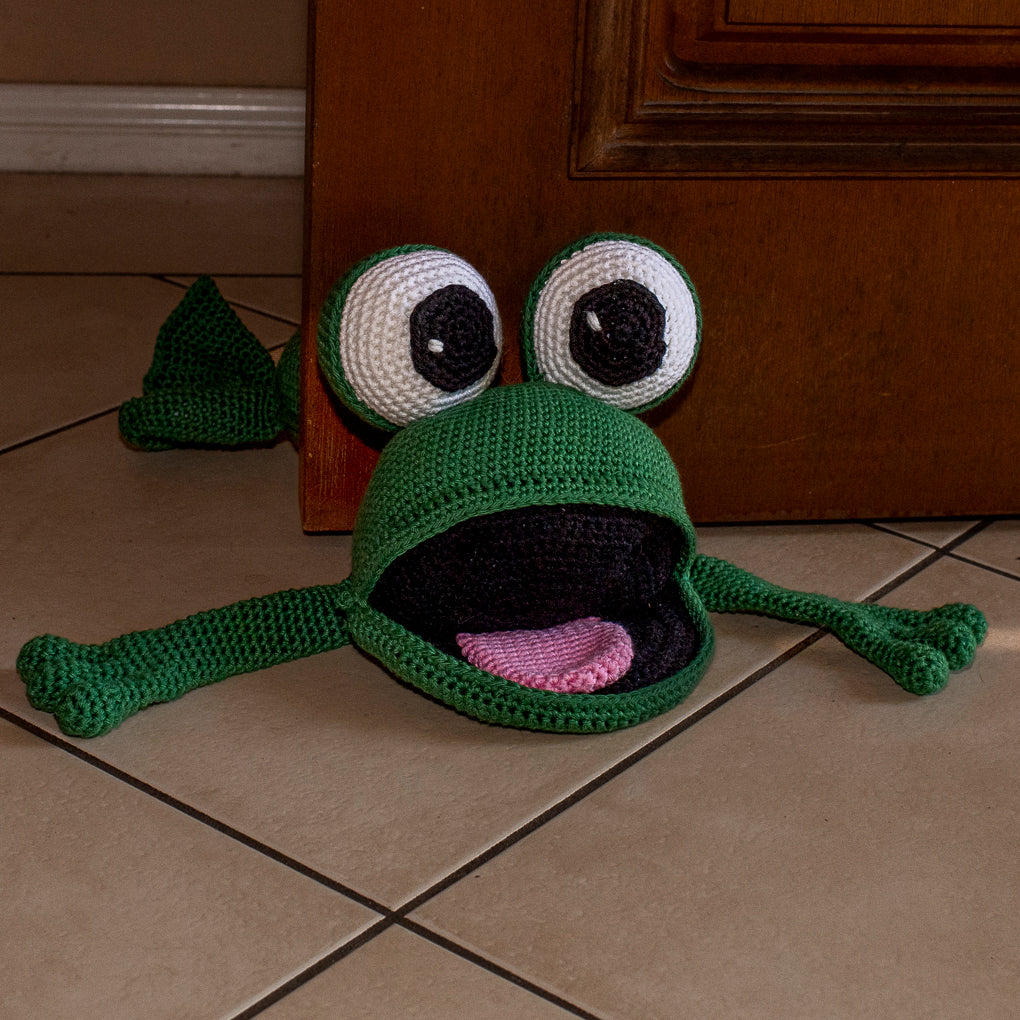Novelty Door Stops - Crocheted Door Stops designed to slip under door