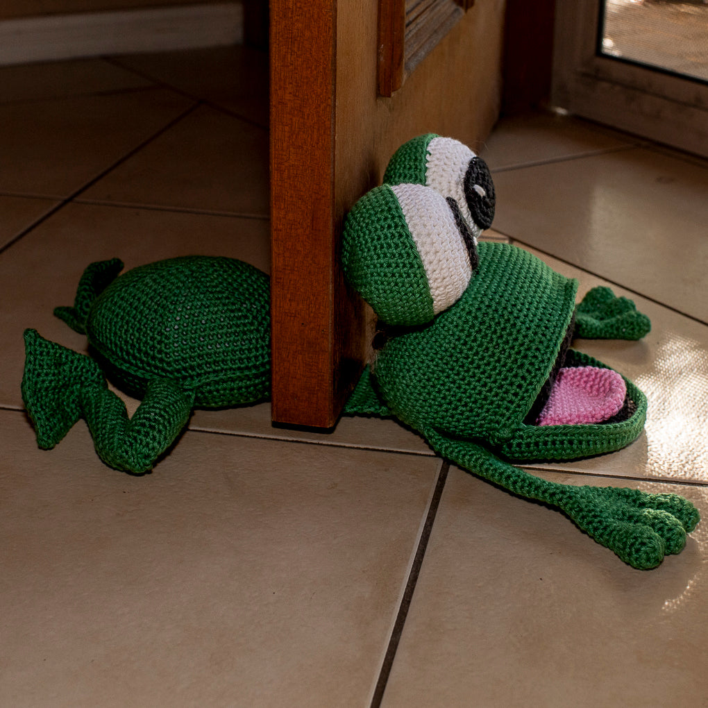 Novelty Door Stops - Crocheted Door Stops designed to slip under door