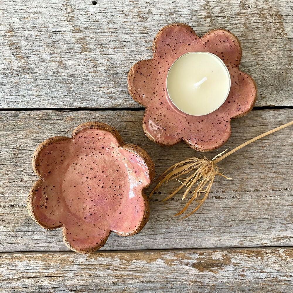 Tealight Flower Pink