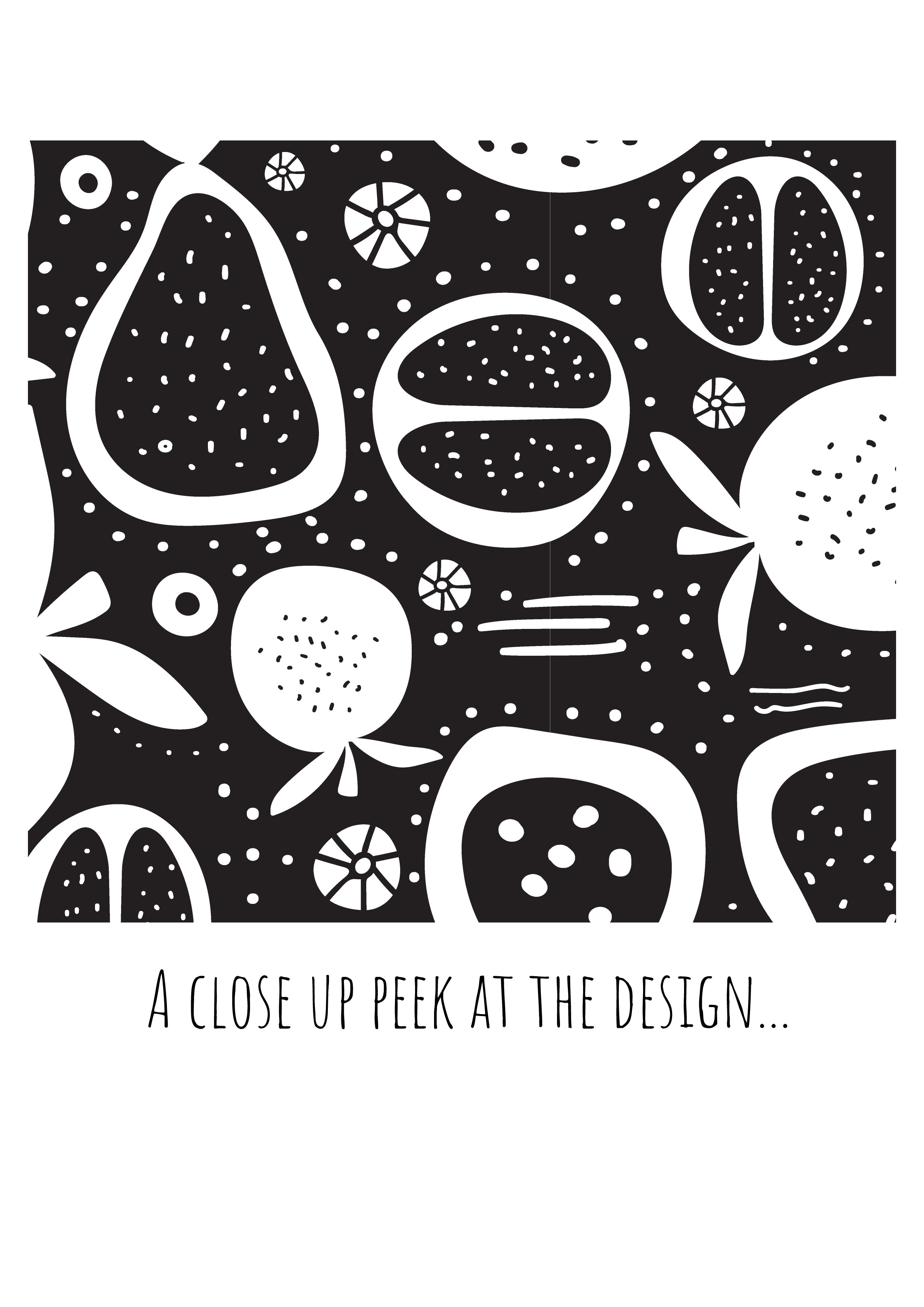 Cotton Linen Tea Towel - Dotti Fruit  - Australian shipping included