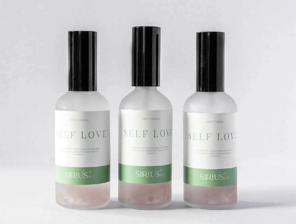 Self Love Mist infused with Rose Quartz Crystals 100ml