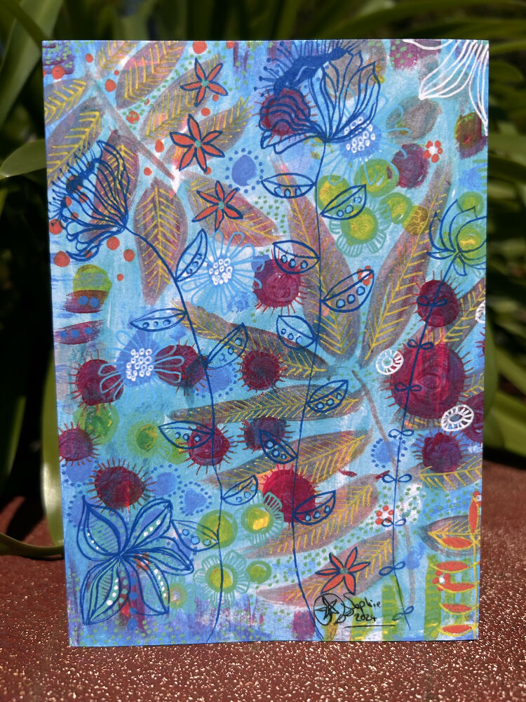 Joyful Coloured Greeting Cards Collection : Sending With Love & Bright Wishes: