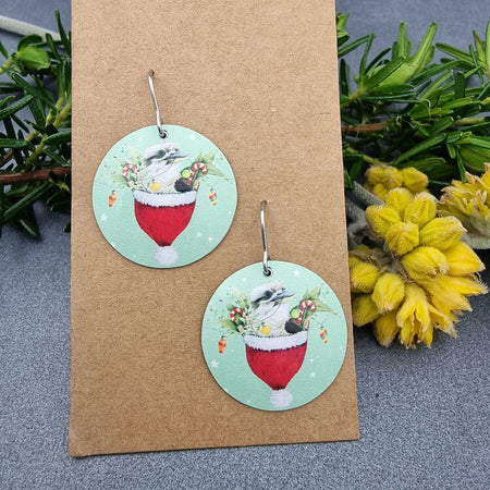 KOOKABURRA AUSSIE CHRISTMAS - pastel earrings