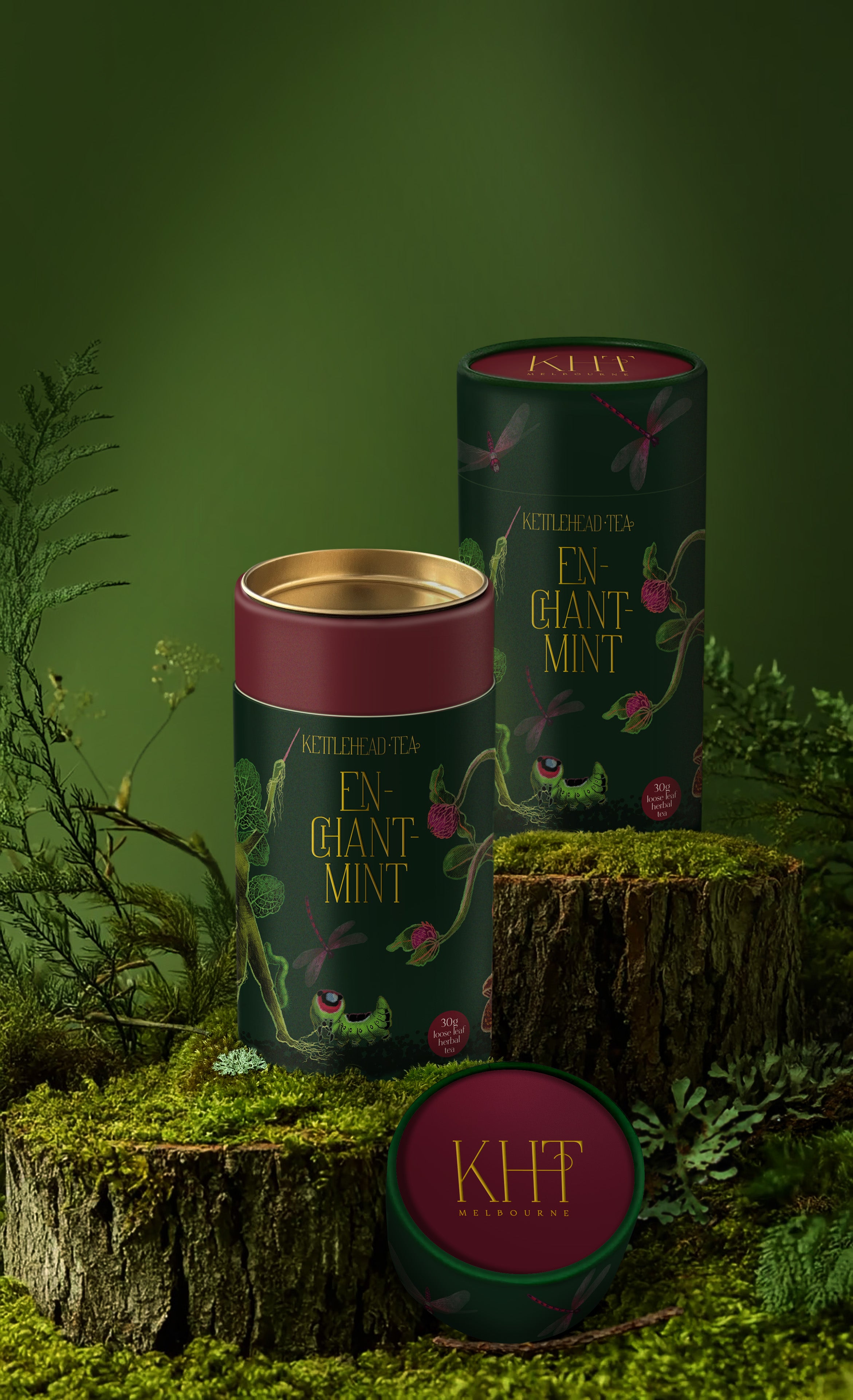 Enchant-Mint Tea Canister