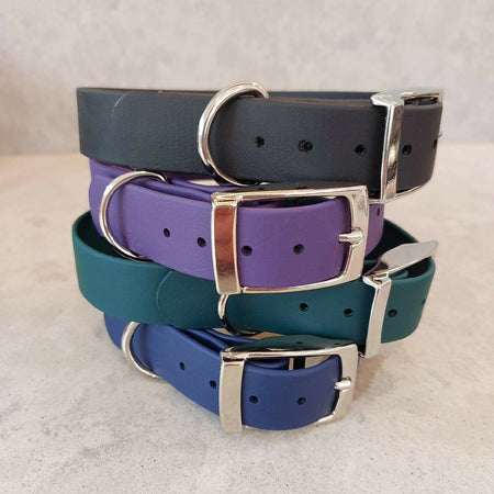 Waterproof dog collar - Dark Colours