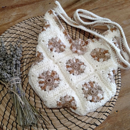 Handmade Crochet Crossbody Purse/Bag