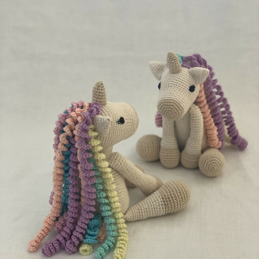 Rainbow Unicorn |Crochet Soft Toy | Magical Fantasy