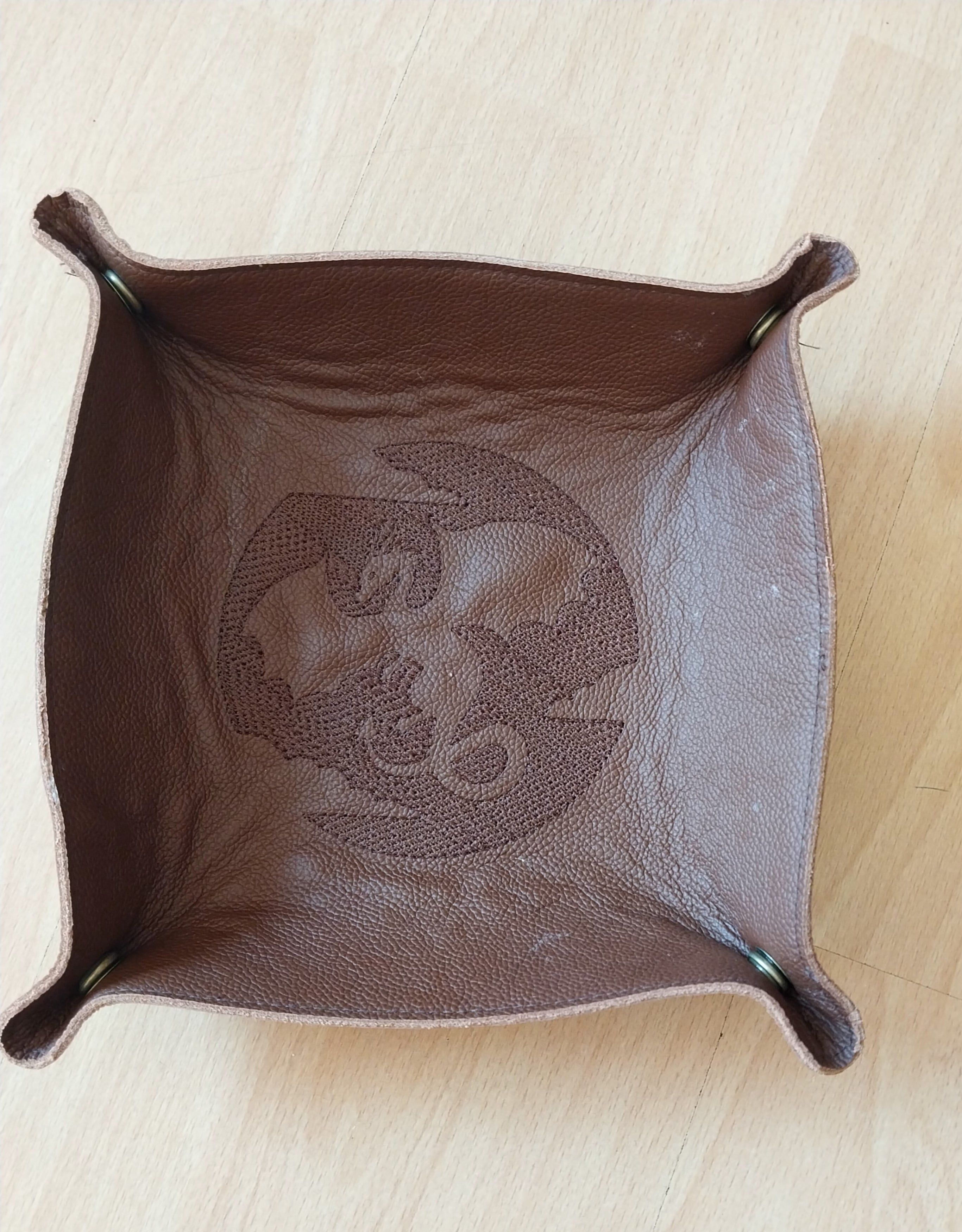 Embossed Dragon Dice Throw Tray