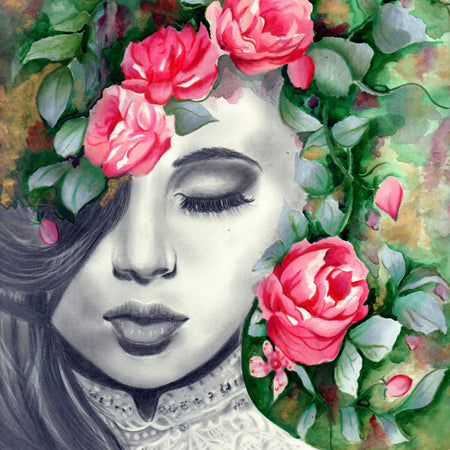 Embrace - Handdrawn Print of Original Art