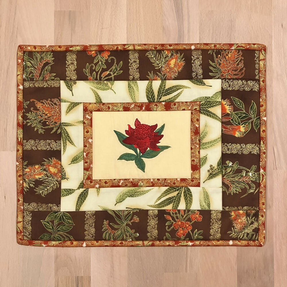 placemat-handmade-Australian-native-waratah_6