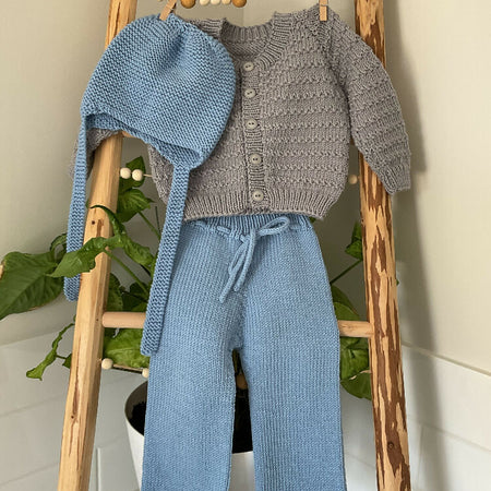 Cardigan & Pants Set, Size 3-6 months