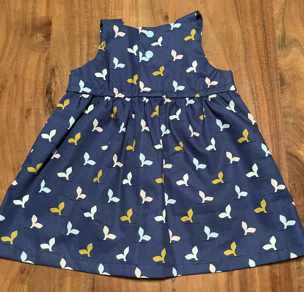 Summer sundress - 6 to 12 month old - navy