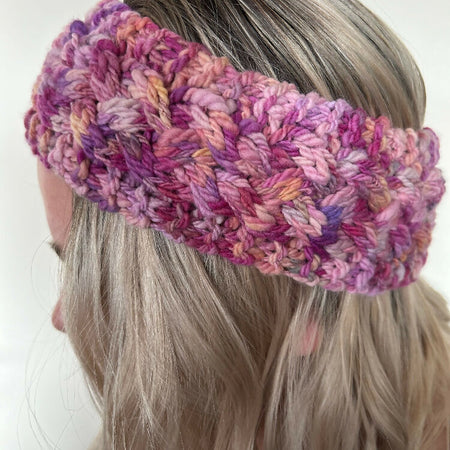 Strawberry Fields Hand Knitted Headband