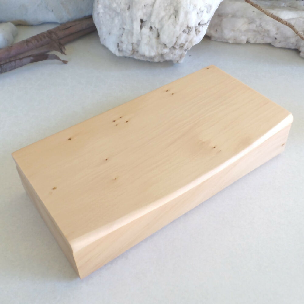 Larger Routed Australian Timber Box- Tasmanian Huon Pine