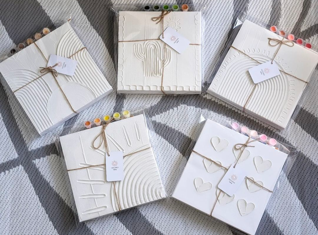 DIY Textured Art Paint Kits