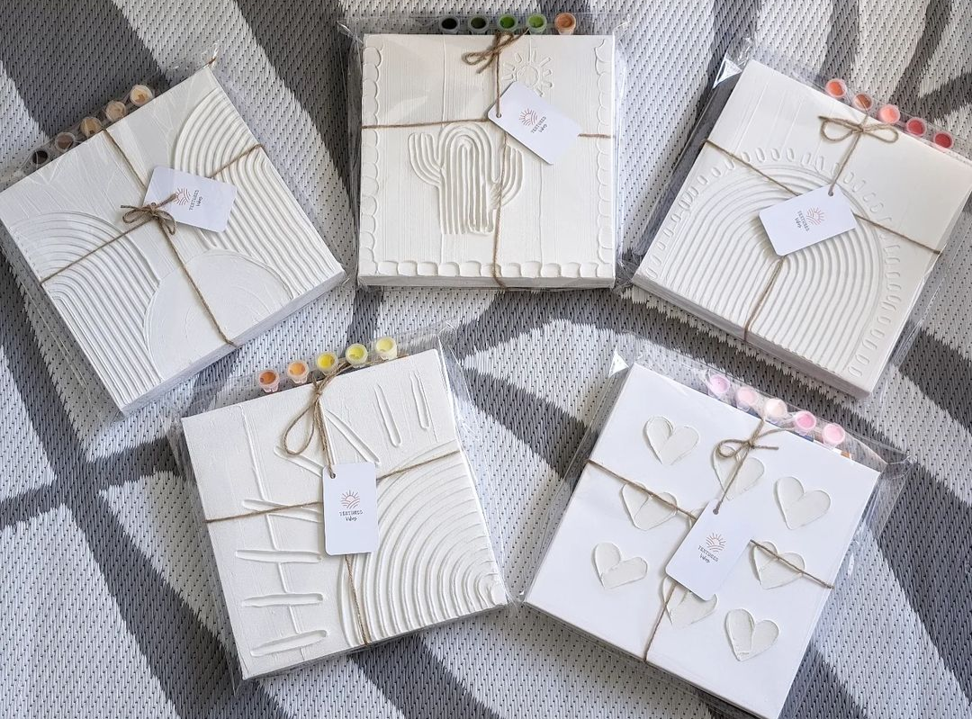 DIY Textured Art Paint Kits