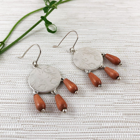 Sterling Silver From Little Things #2 Bead Drop Earrings