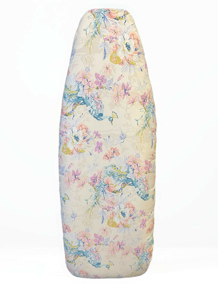 Padded ironing board cover- Peacock