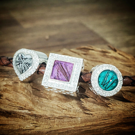 Pandora Style Sterling Silver Keepsake Memorial Resin Troll Beads