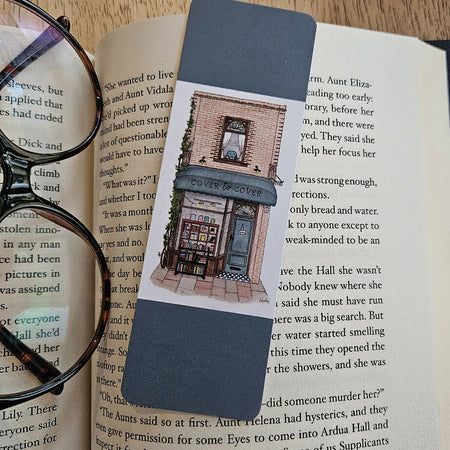 Watercolour Bookmark - Vintage Bookstore