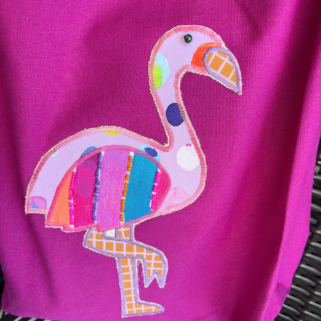 Pink Flamingo Tote Bag