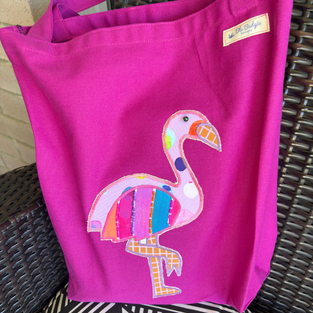 Pink Flamingo Tote Bag