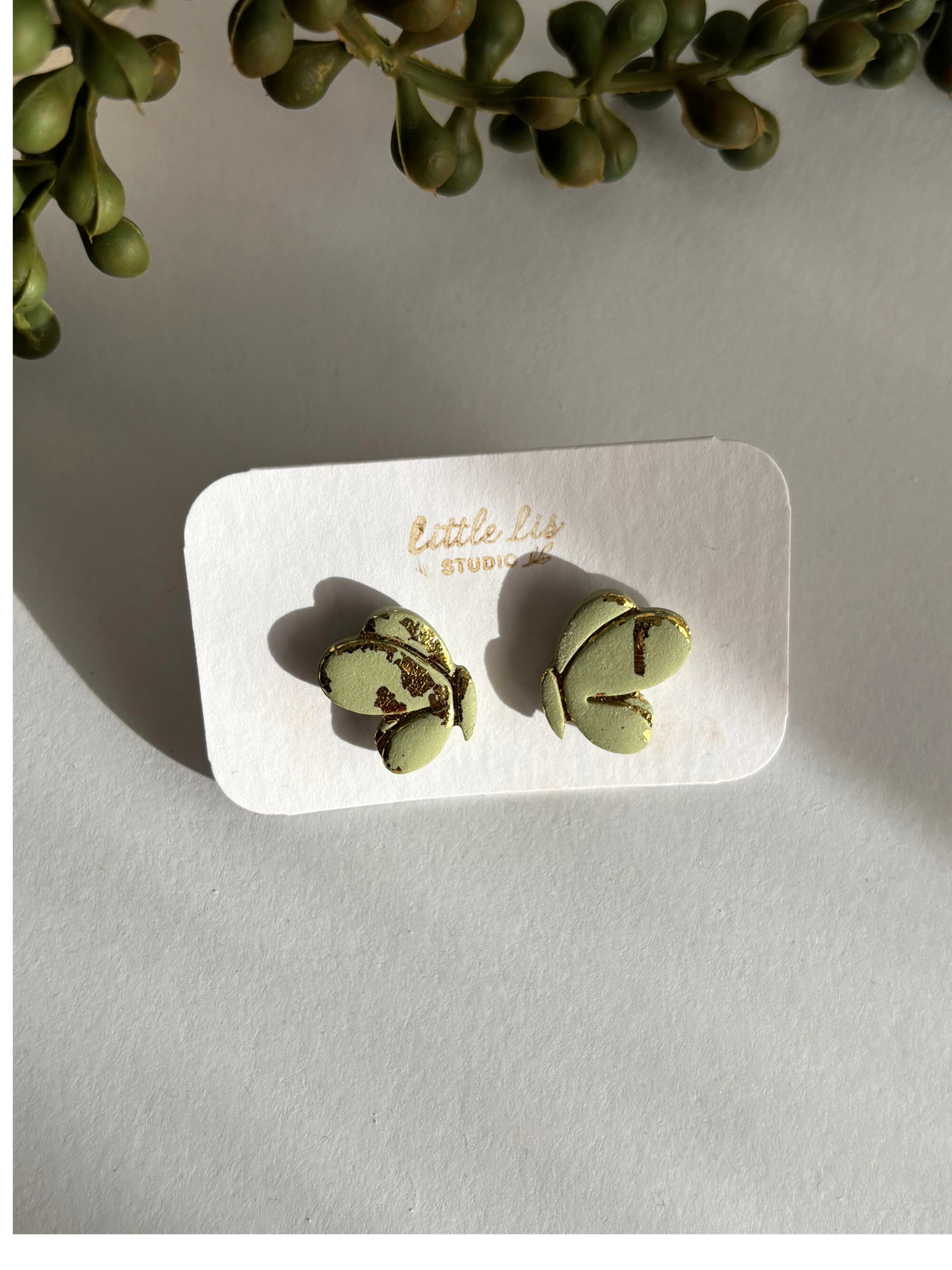 "Flutterby" Butterfly Stud Earrings