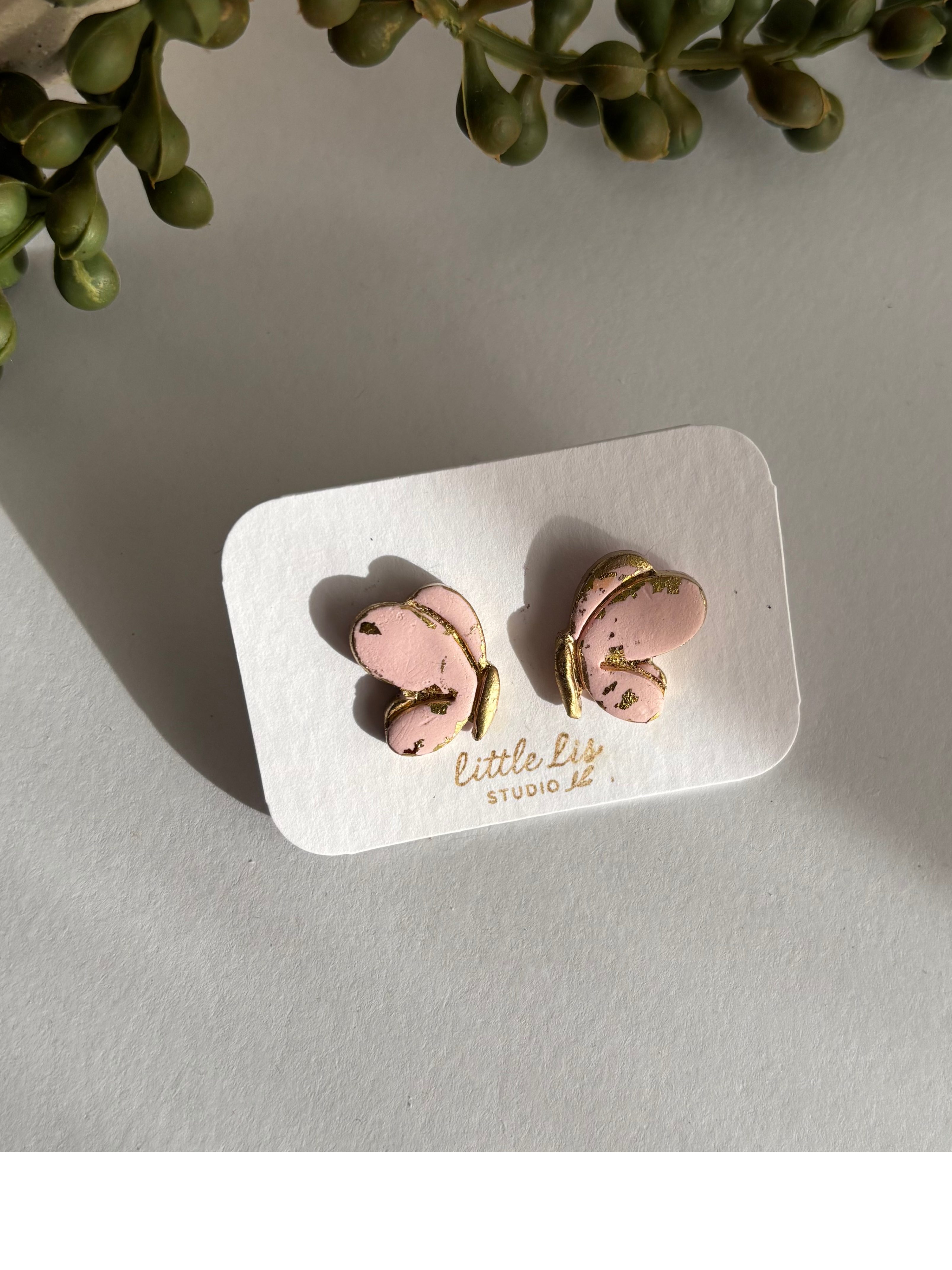"Flutterby" Butterfly Stud Earrings