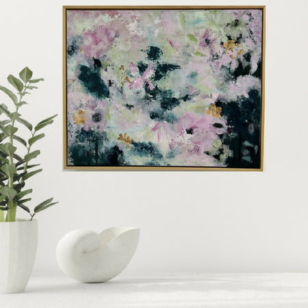 Original acrylic painting 'Flowers in the Haze'