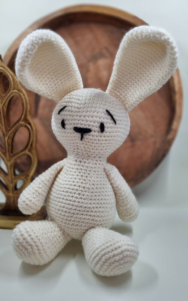Handmade crochet bunny rabbit plush toy