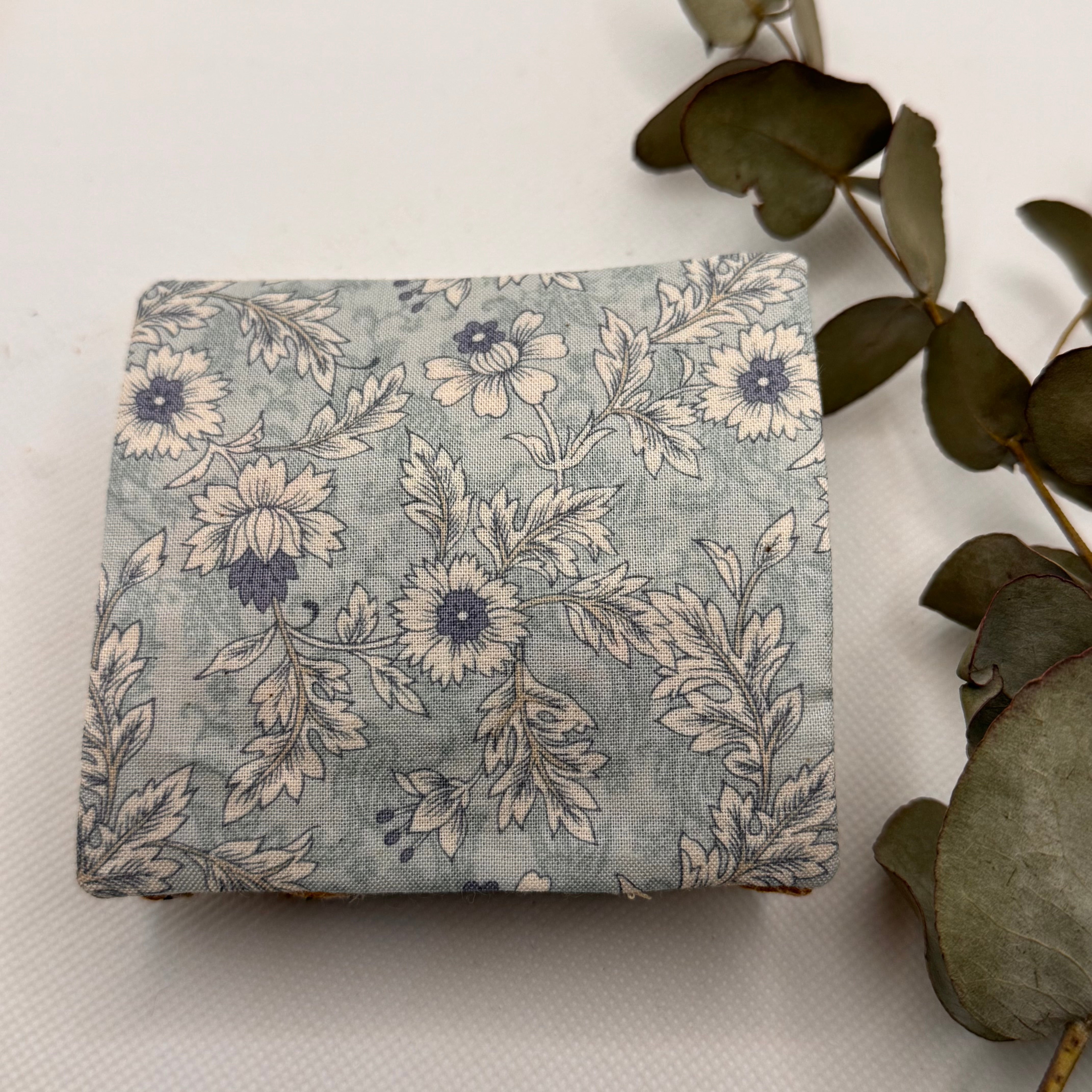 Hand embroidered/liberty pin cushion