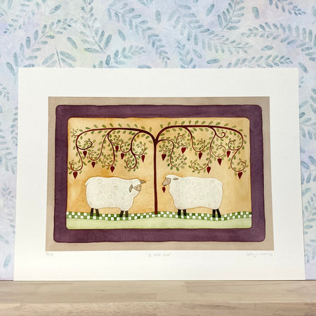 Quirky Limited Edition Print for Lovers and Sweethearts (r21-luvu)