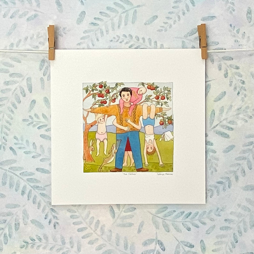 Art Print to Celebrate Good Men Everywhere (S12-fthr)