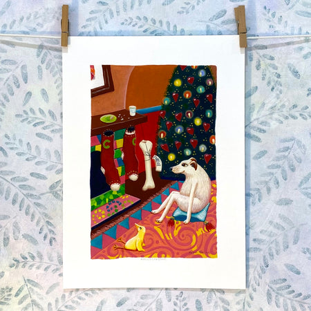 Doggy Surprise - A Dog Lover’s Art Print (R8-mais)