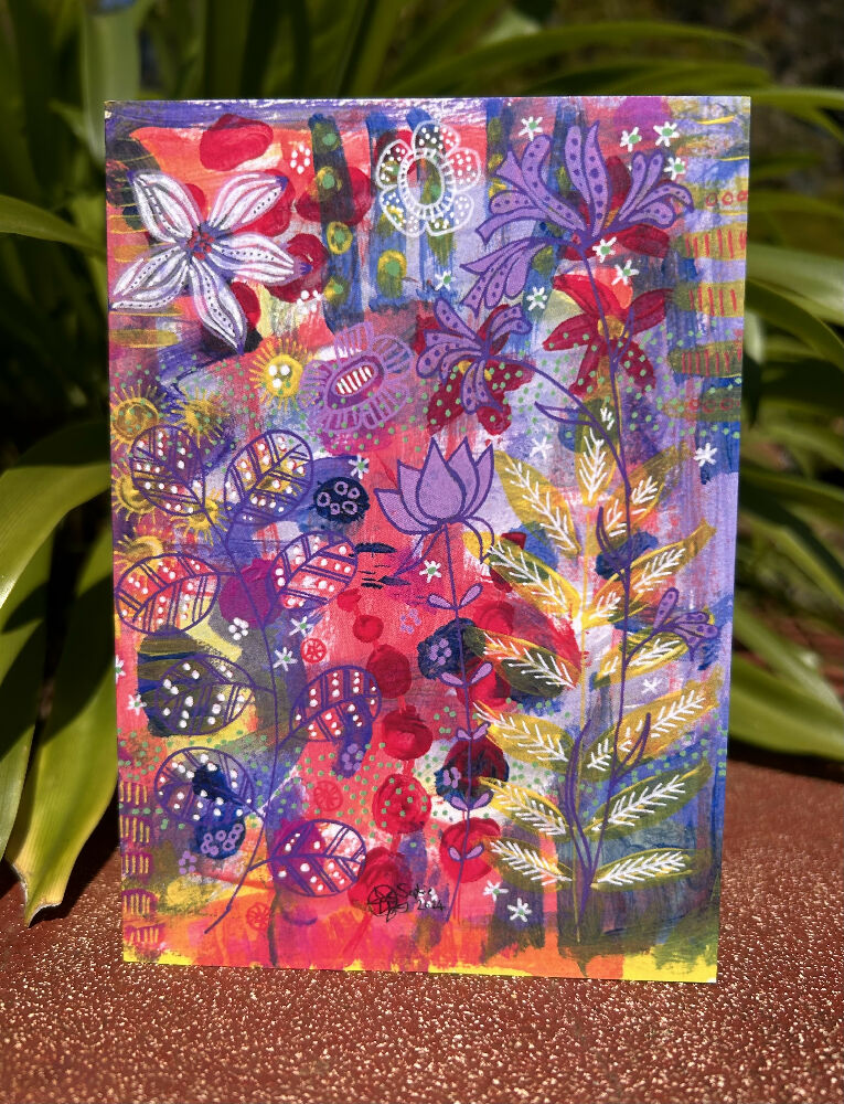 Joyful Coloured Greeting Cards Collection : Sending With Love & Bright Wishes: