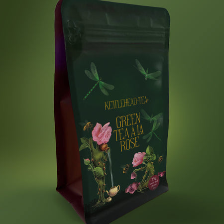 Green Tea A' La Rose Re-sealable Pouch
