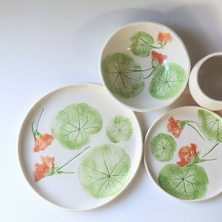 Nasturtium breakfast set