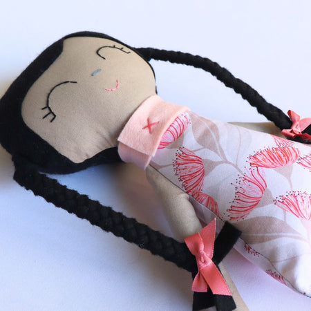 June - Handmade Girl Doll Keepsake - Gift for Babies and Girls