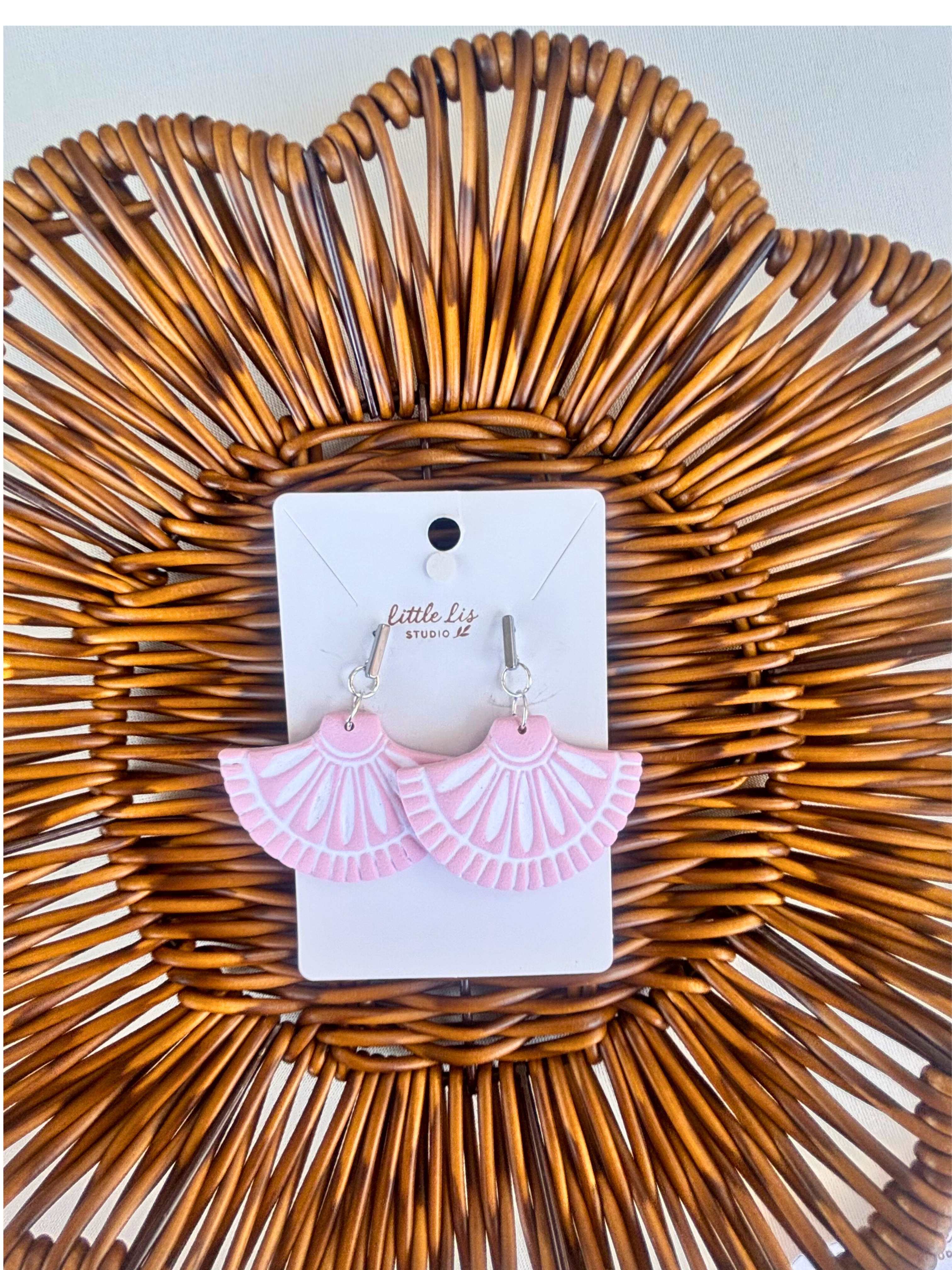 "Georgia" - Inlay Dangle Earring