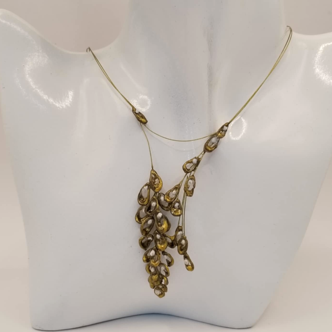 Golden Petals - necklace